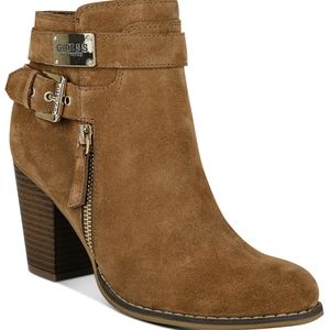 GUESS - Gather Dress Booties - Brown